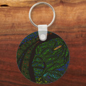 Floral Sea Monster Keychain (Voorkant)