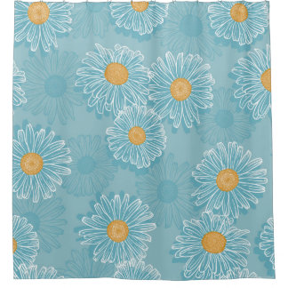 Floral Seamless Pattern. Achtergrond van Douchegordijn