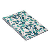 Floral seamless pattern. Beautiful white Notitieboek (Rechterzijde)