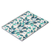 Floral seamless pattern. Beautiful white Notitieboek (Linkerzijde)