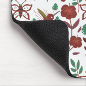 Floral seamless pattern birds and butterflies muismat (Hoek)