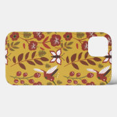 Floral seamless pattern flowers, butterfly, red Case-Mate iPhone case (Achterkant (horizontaal))