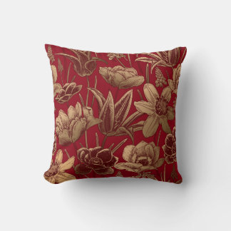 Floral seamless pattern. Vintage spring background Kussen