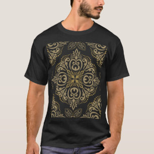 Floral seamless, vintage, botanical design. t-shirt