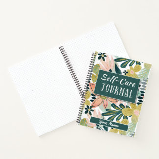 Floral Self-Care Journal: Een reis naar Wellness Notitieboek