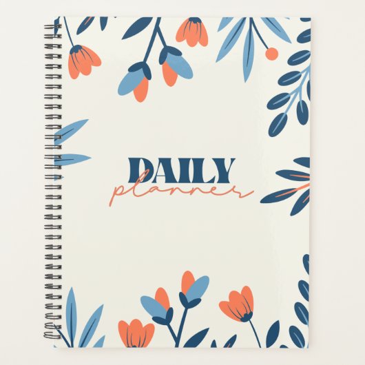 Floral Serenity Daily Planner (Devant)