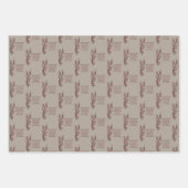 Floral Serenity Prayer Inspirerend Inpakpapier Vel (Voorkant)