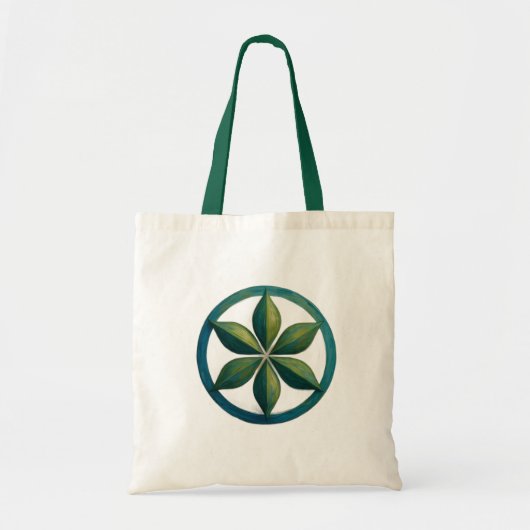 Floral Serenity Tote Bag | Eco-Friendly (Devant)