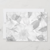 Floral Serez-Vous Ma Carte De Servante D'Accueil (Dos)