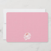 Floral Shabby Chic Baby shower Invitation (Dos)