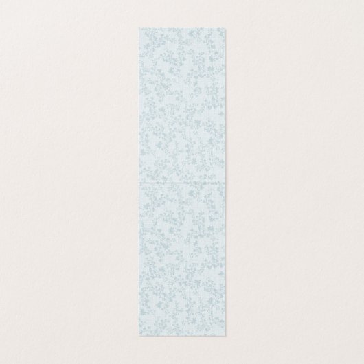 Floral Shabby Gereserveerde Trouwtafel Tent Kaart (Binnenkant ongevouwen)