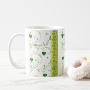 Floral Shamrock de la Mug de la Saint Patrick