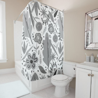 Floral Shower Curtains Douchegordijn