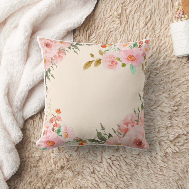 Floral Sierkussen (Deken)