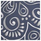 Floral Silver Mandala Stof (Swatch)