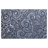 Floral Silver Mandala Stof (Fat Quarter)