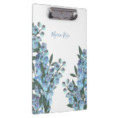 Floral Simple Elegant Garden Blue Delphinium Klembord (Rechts)