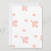 Floral Sip Sip Hooray | Roze en goud (Achterkant)