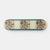 Floral: skateboard (Horizontaal)