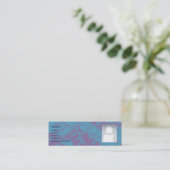 Floral - Skinny Mini Visitekaartje (Staand voorkant)