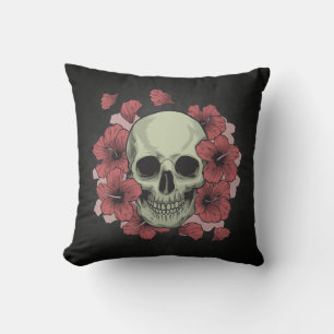 Floral Skull Dia de los Muertos Sierkussens Kussen