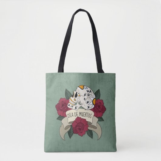 Floral Skull Dia de los Muertos | Tote bag (Voorkant)