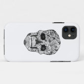 Floral Skull Doodle Case-Mate iPhone Case (Achterkant (horizontaal))