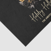 Floral Skull Halloween Party Tissuepapier (Detail)