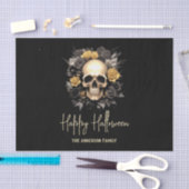 Floral Skull Halloween Party Tissuepapier (Craft)