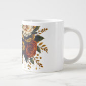 Floral Skull Mug | Elegant Gothic Halloween Cup (Droite)