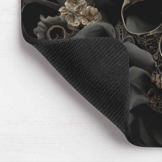 Floral Skull Muismat (Hoek)