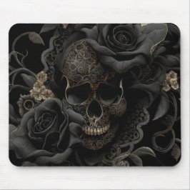 Floral Skull Muismat