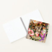  Floral Skull Notitieboek (Binnen)