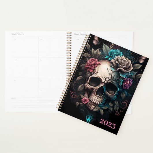 Floral Skull Planner (Display)