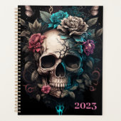 Floral Skull Planner (Voorkant)