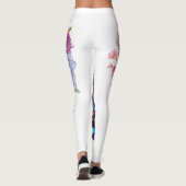 FLORAL SKULL RADIANCE LEGGINGS (Achterkant)