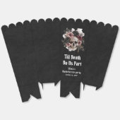 Floral Skull Till Death Do Us Part beroemd gemaakt Bedankdoosjes (Ongevouwen)
