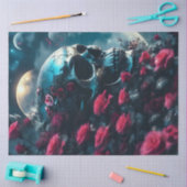 Floral Skull Tissuepapier (Craft)