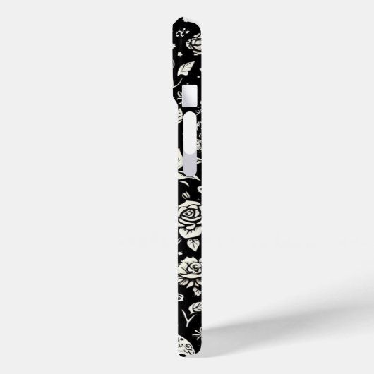 Floral Skulls Case-Mate iPhone Case (Achterkant / Links)