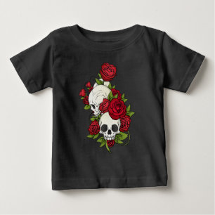 Floral Skulls Dia de los Muertos   Shirts