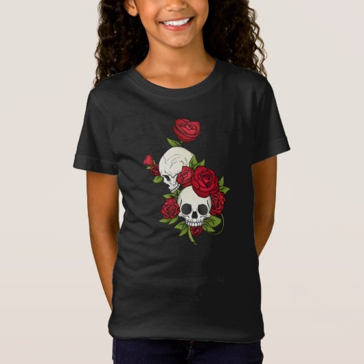 Floral Skulls Dia de los Muertos | Shirts (Voorkant)