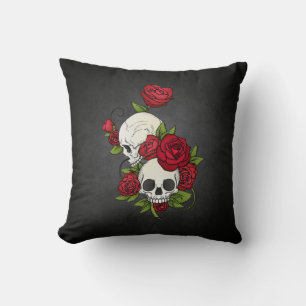 Floral Skulls Dia de los Muertos Sierkussens Kussen