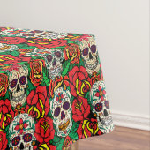 Floral Skulls Pattern Tafelkleed (Voorbeeld)