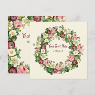 Floral slaat de datum op Save The Date