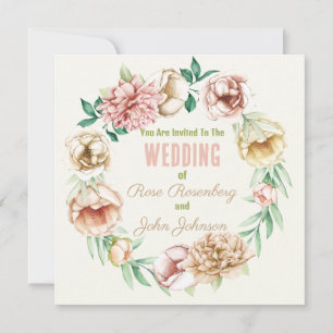 Floral slaat de datum op Save The Date