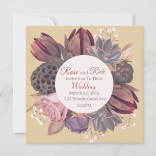 Floral slaat de datum op Save The Date