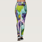 Floral Smudge Leggings (Achterkant)