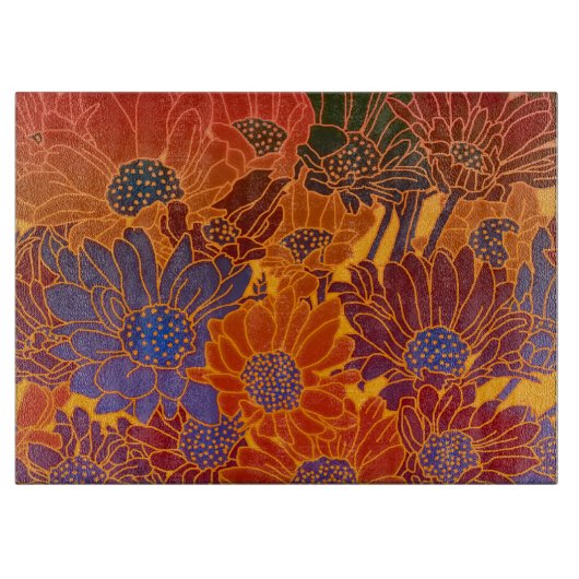 Floral Snijplank (Voorkant)