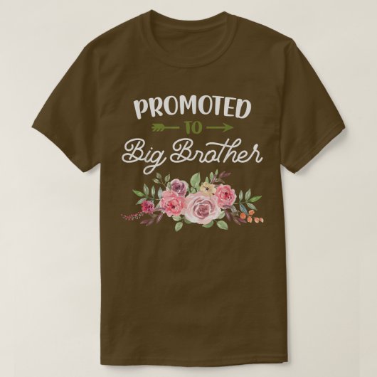 Floral Son Promoted Big Brother Zwangerschap onthu T-shirt (Design voorkant)