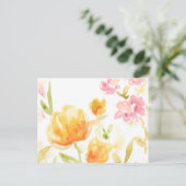 Floral Song I Briefkaart (Staand voorkant)